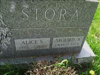 Stora, Sigurd A. and Alice S.